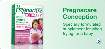 Pregnacare Conception nutritional tablets are specifically designed to support the nutritional requirements of women who are trying to conceive
